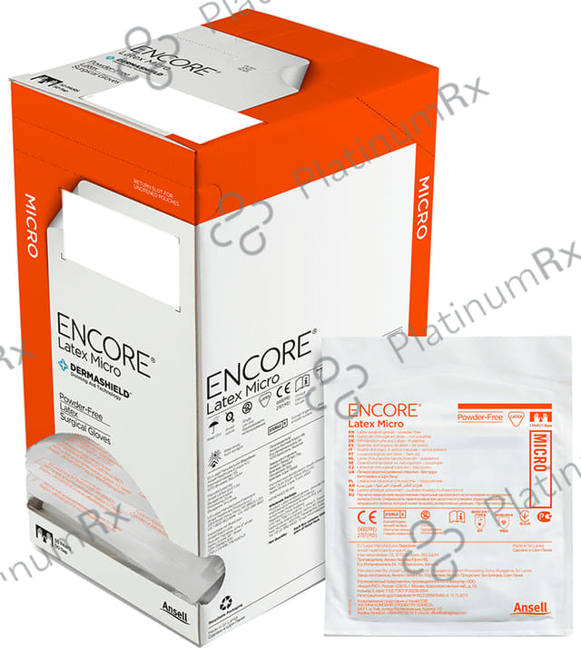 Ansell Encore Latex Micro Powder 50s