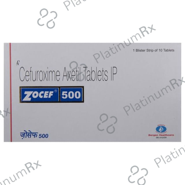 Zocef 500mg Tablet 10s