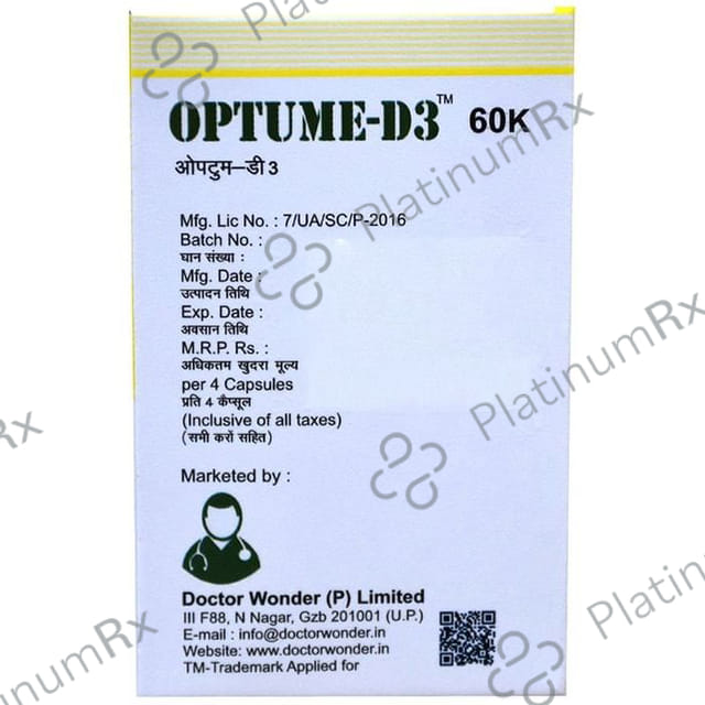 Optume-D3 60K Softgel Capsule