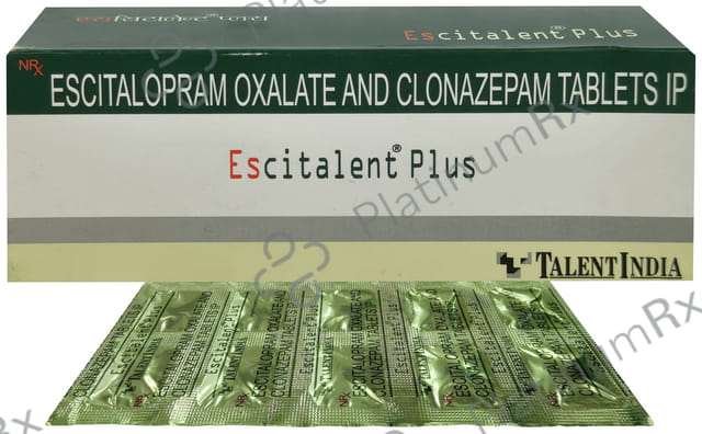 Escitalent Plus 0.5/10mg Tablet 10s