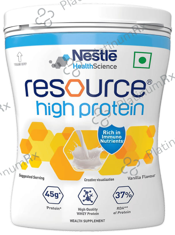 Nestle Resource High Quality Whey Protein - Flavour Powder Vanilla Rich in Immuno Nutrients
