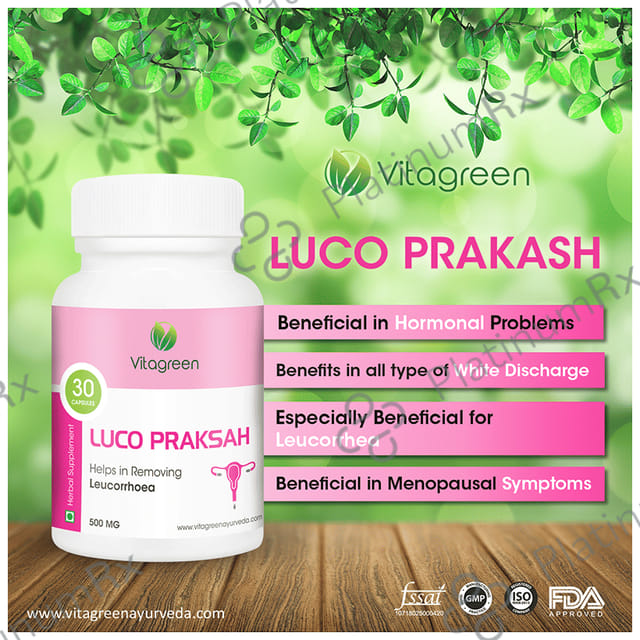 Vitagreen Luco Prakash 500mg Capsule