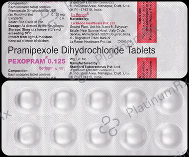 Pexopram 0.125mg Tablet 10s