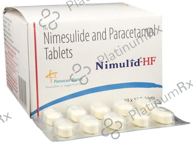 Nimulid HF 100/325mg Tablet 10s