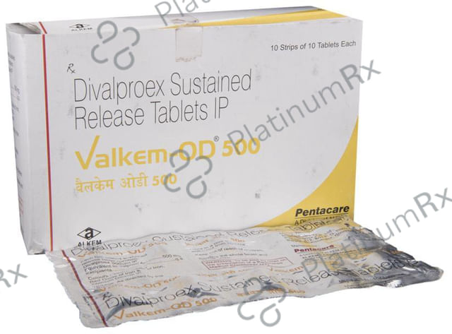 Valkem OD SR 500mg Tablet 10s