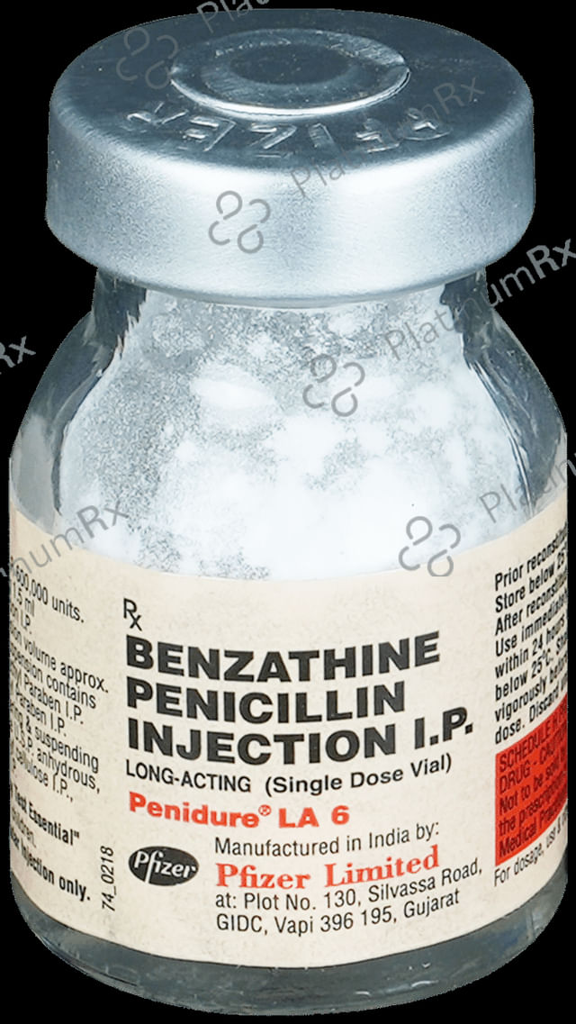 Penidure LA 600000IU Injection 2ml