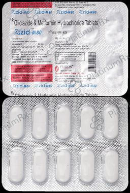 Xzid M 80/500mg Tablet XR 10s