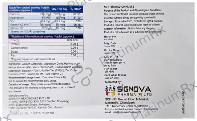 Calcired K2 Tablet 10s