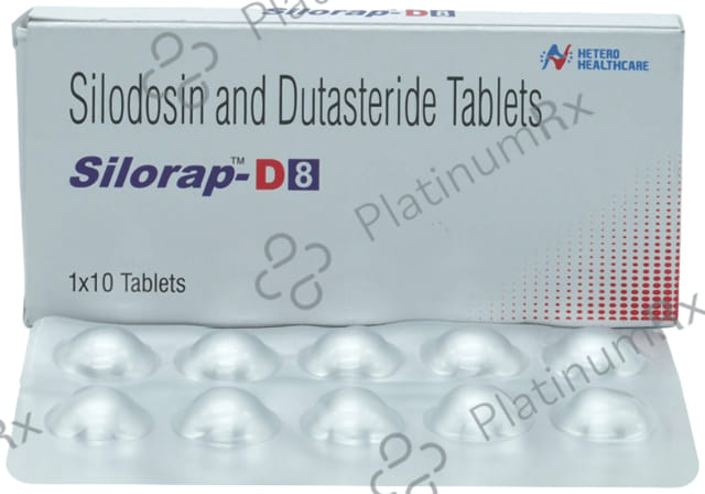 Silorap D 8mg/0.5mg Tablet