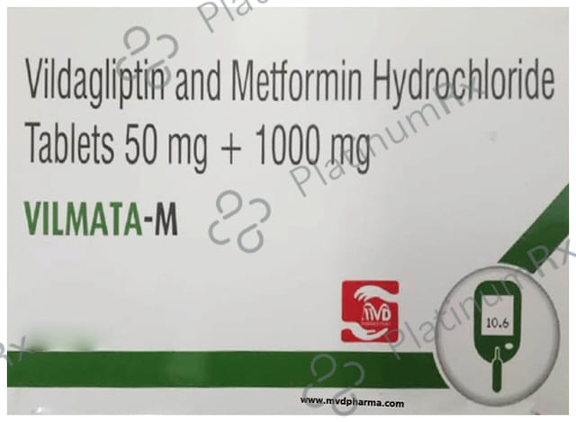 Vilmata M 1000mg/50mg Tablet