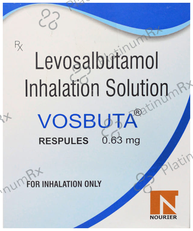 Vosbuta 0.63mg Respules 5X2.5ml