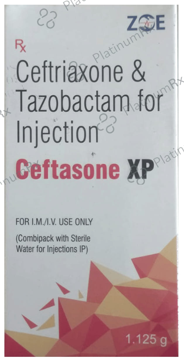 Ceftasone XP 1000/125mg Injection 1s