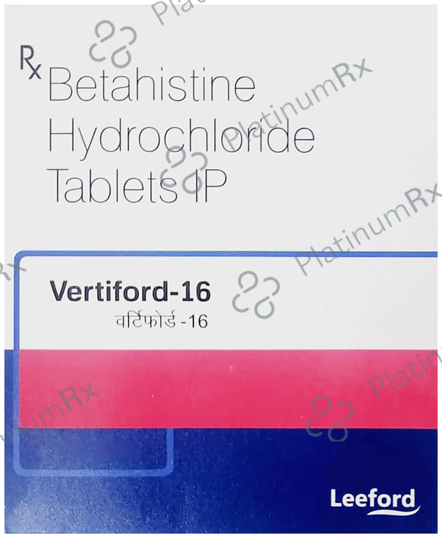 Vertiford 16mg Tablet 10s