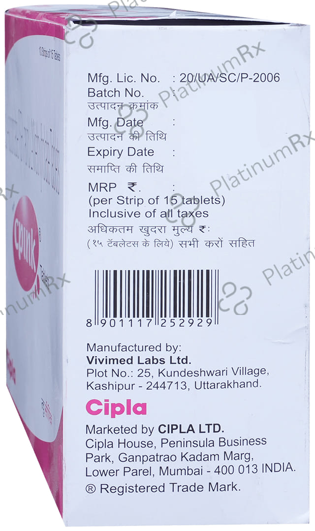 New Cpink 100mg/500mcg Tablet SR 15s