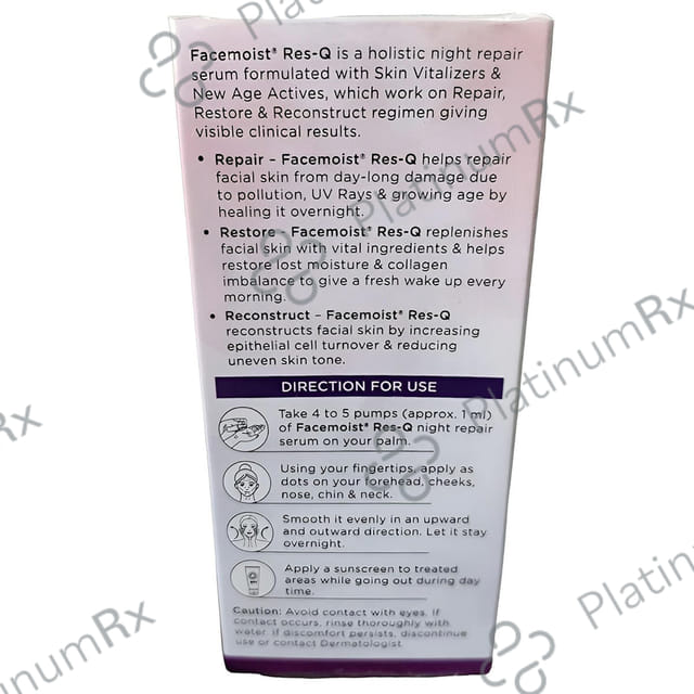 Facemoist Res Q Night Serum 30ml