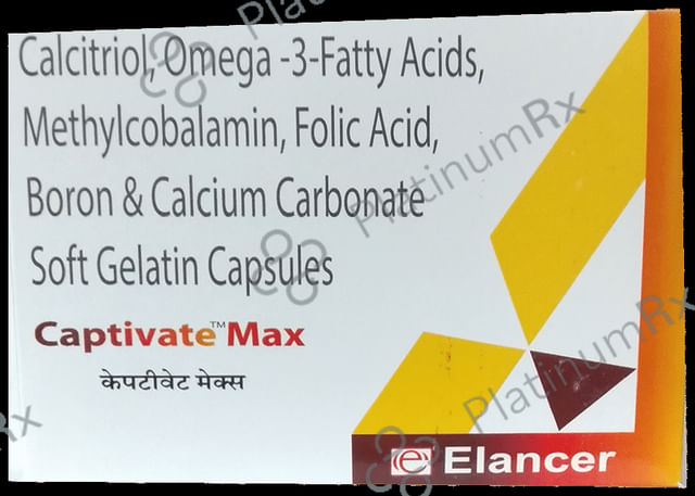 Captivate Max Soft Gelatin Capsule