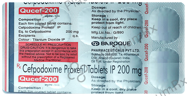 Qucef 200 Tablet