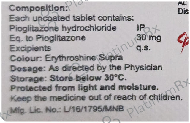 Adglim P 30mg Tablet 10s