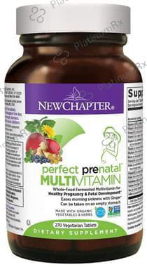 New Chapter Perfect Prenatal Multivitamin Vegetarian Tablet