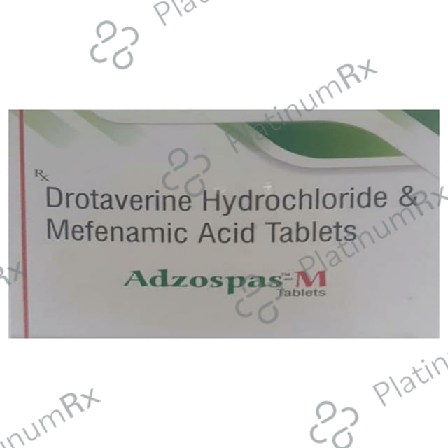 Adzospas M 80/250mg Tablet 10s