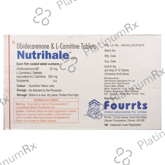 Nutrihale 30/500mg Tablet 10s