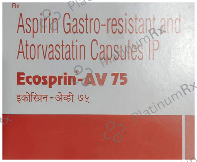 Ecosprin AV 75/10mg Capsule 15s