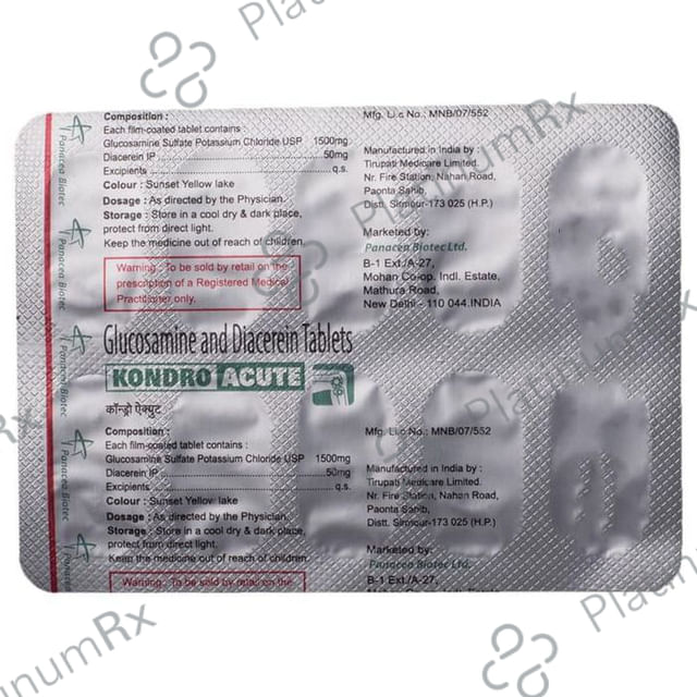 Kondro Acute 50/1500mg Tablet 10s