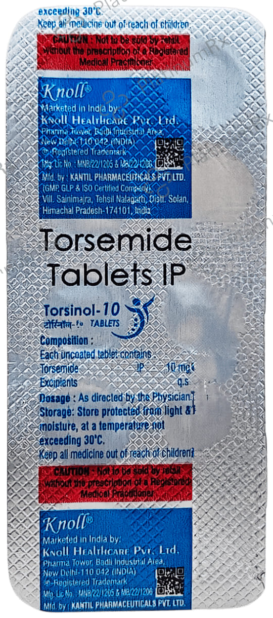 Torsinol 10 Tablet