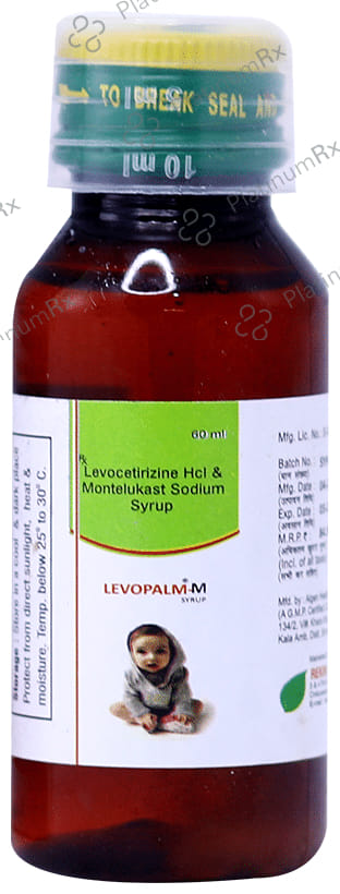 Levopalm M 2.5/4mg Syrup 60ml
