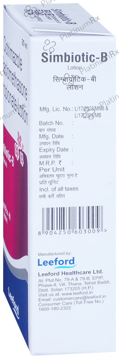 Simbiotic B Lotion 25ml