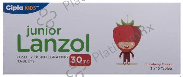Junior Lanzol 30mg Tablet DT 10s