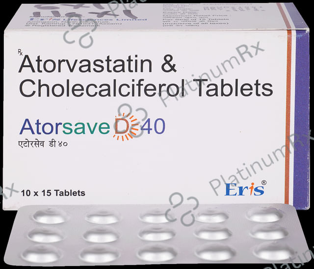 Atorsave D 40mg/1000IU Tablet 15s