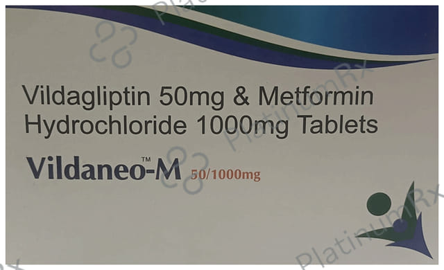 Vildaneo M 1000mg/50mg Tablet