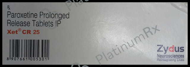 Xet CR 25mg Tablet 10s