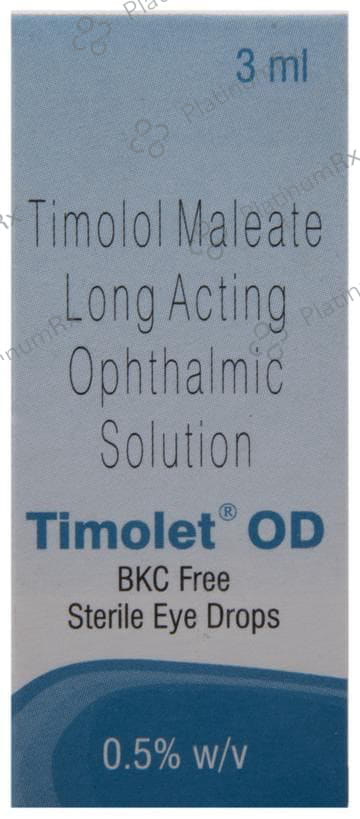 Timolet OD 0.5% BKC Eye Drop 3ml