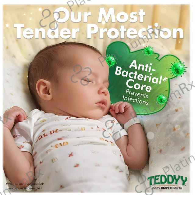 Teddyy Easy Baby Diaper Pants with Soft Elastic Small 56s