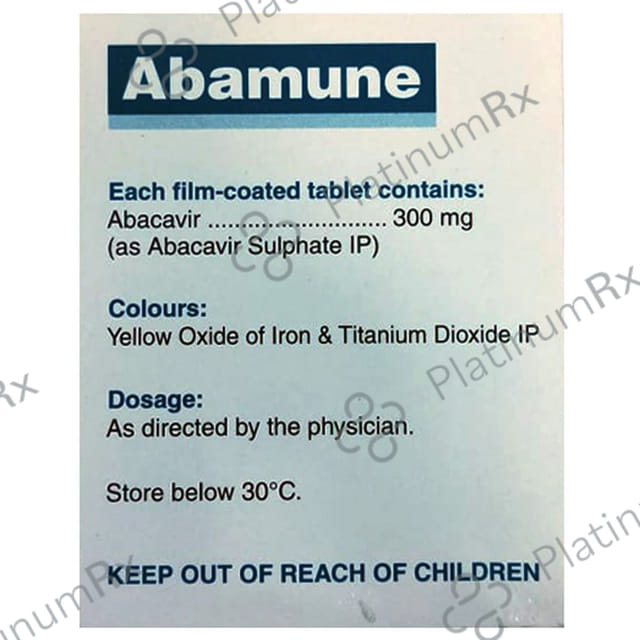 Abamune 300mg Tablet 30s