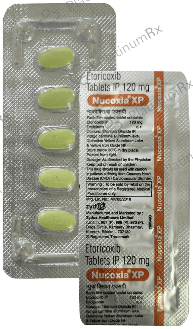 Nucoxia XP 120mg Tablet 5s