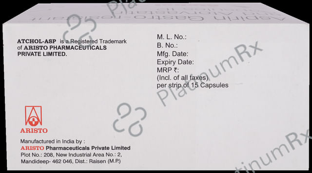 Atchol ASP 75/10mg Capsule 15s