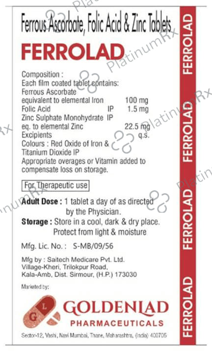 Ferrolad Tablet 10s