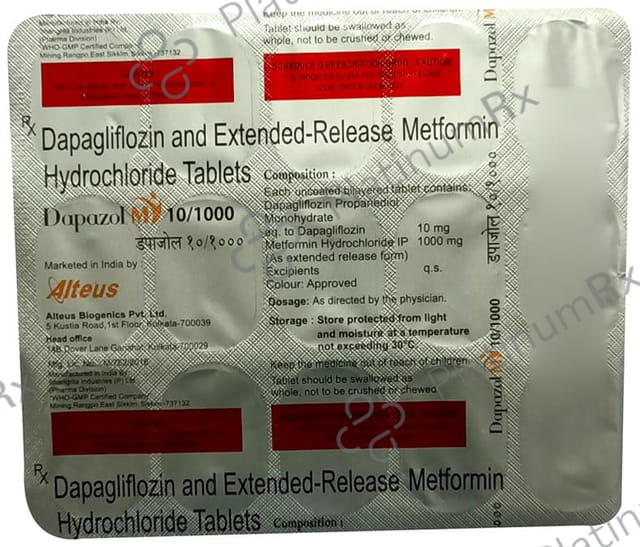 Dapazol M 10/1000mg Tablet ER 15s
