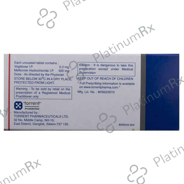 Voglitor MF 0.2/500mg Tablet 10s