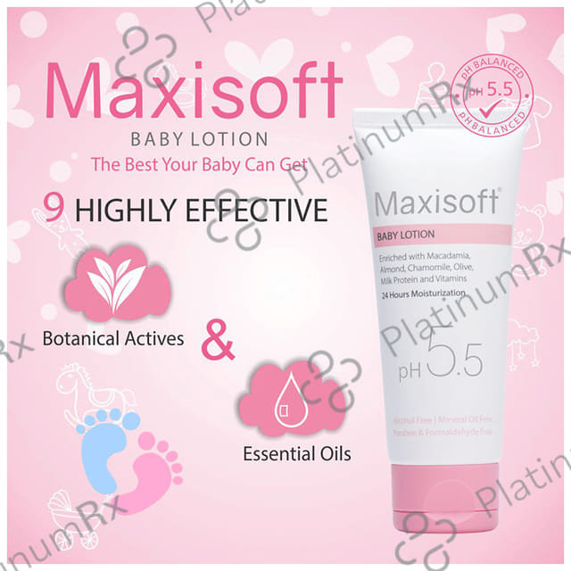 Maxisoft Baby Lotion (100ml Each) 3 Tubes