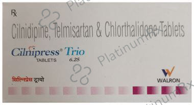 Cilnipress Trio 6.25/10/40mg Tablet 10s