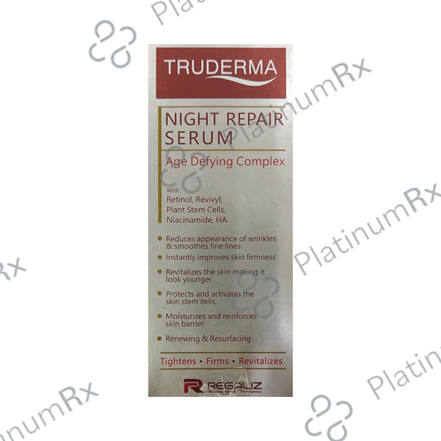 Regaliz Truderma Regen Night Repair Serum 30ml