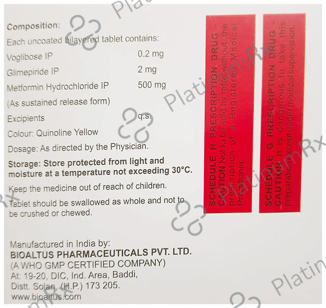 Glucowin-MV 2 Tablet SR