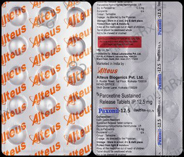 Paxonil 12.5mg Tablet 15s