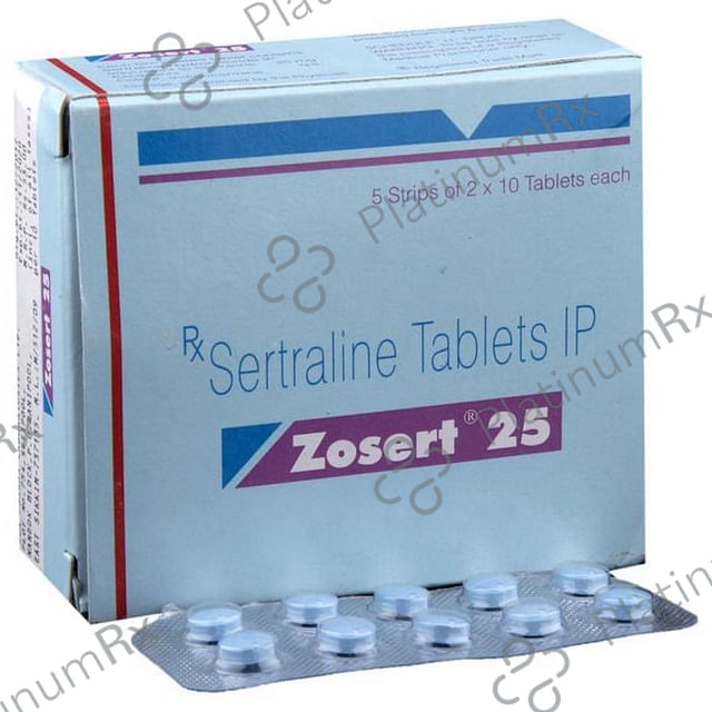 Zosert 25mg Tablet 10s