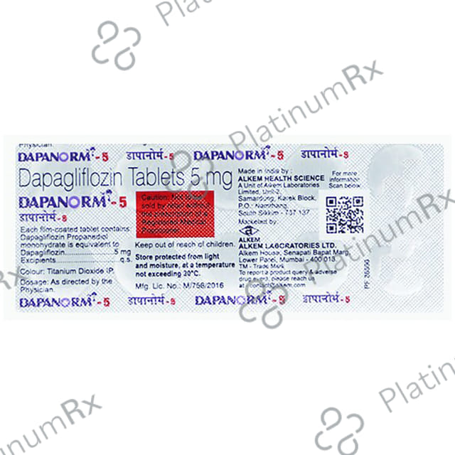 Dapanorm 5mg Tablet 10s