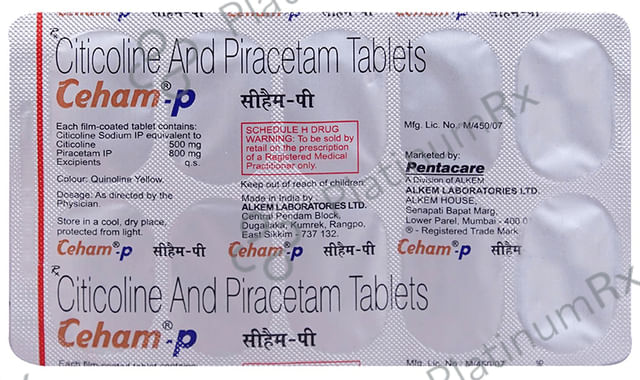 Ceham P 500/800mg Tablet 10s